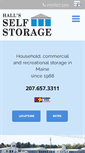 Mobile Screenshot of hallsselfstorage.com